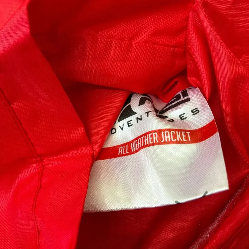 REI Co-op Rain Jacket Men’s M  Hooded Waterproof Rain Shell Packable zip snap +